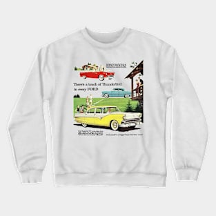 FORD THUNDERBIRD - advert Crewneck Sweatshirt